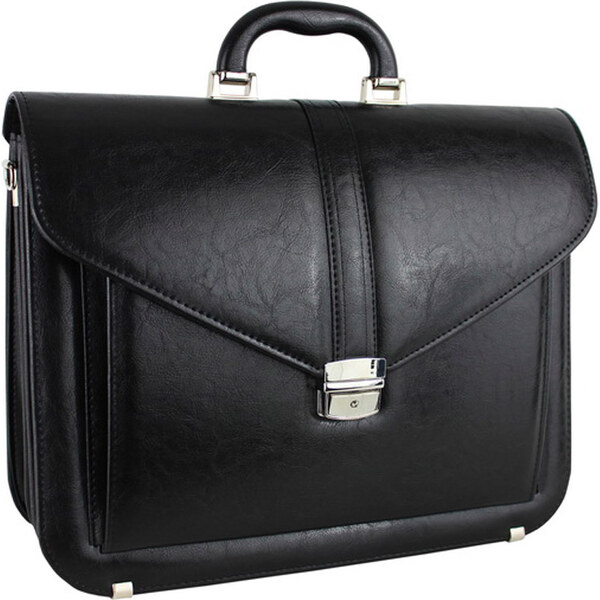 Aktovka REAbags 7173-TR - čierna/nikl 62191454