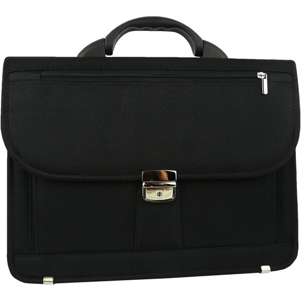 Aktovka REAbags 7618-T - čierna/nikl 63410041