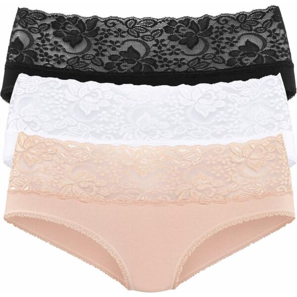 VIVANCE Nohavičky telová / čierna / biela 57989416