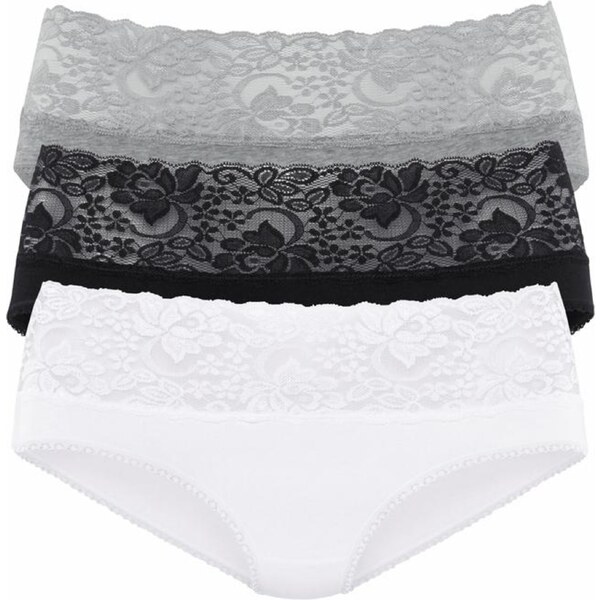 VIVANCE Nohavičky sivá / čierna / biela 54221033