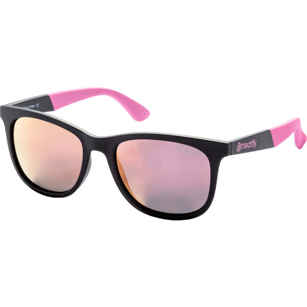 Meatfly Polarizačné okuliare Clutch 2 Black / Pink 11703516