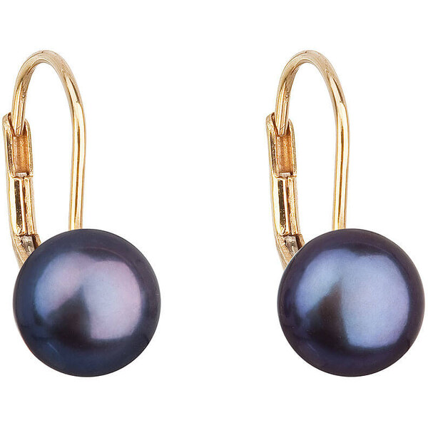 Evolution Group Zlaté visiace náušnice s pravými perlami Pavona 921009 66594146