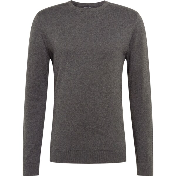 SELECTED Sveter SLHBerg tmavosivá 18569486