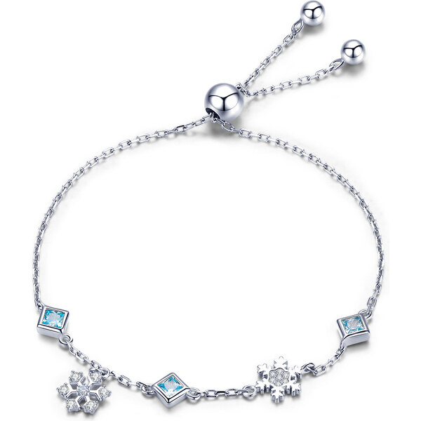 Olivie Strieborný náramok ZIMNÝ ČAS 4246 18531713