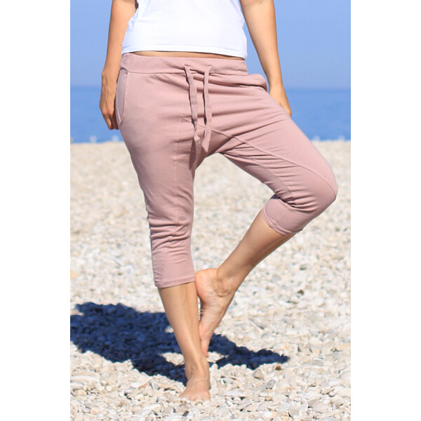 Glara Dámske 3/4 baggy nohavice 18551263