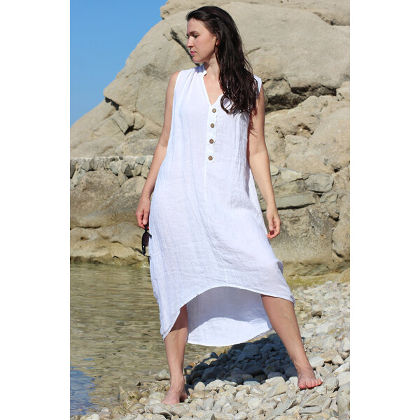 Glara Dámske letné šaty 100% lan 44588799