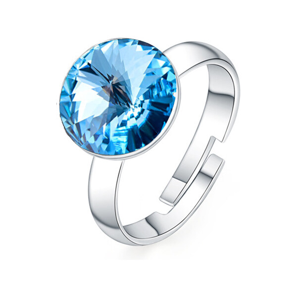 Glory Prsteň okrúhly Swarovski elements Aquamarine 019 18598386