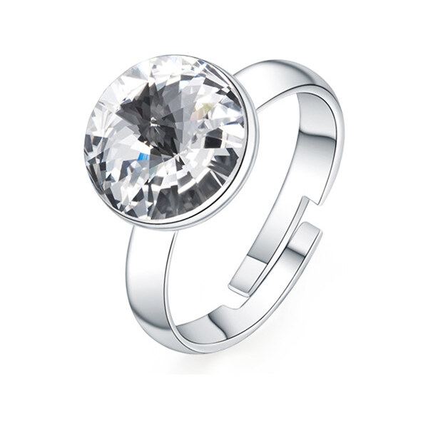 Glory Prsteň okrúhly Swarovski elements Crystal 022 18598389