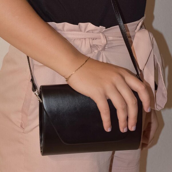 AGNES Dámska čierna kabelka LARA 64203054