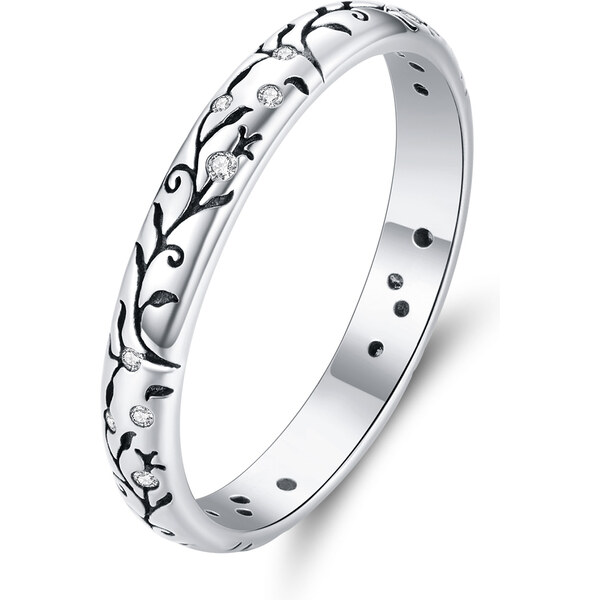 Emporial strieborný prsteň Rozkvitnutá príroda 31396431