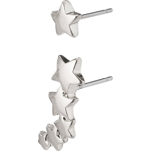 Pilgrim Náušnice Ava strieborná 19503594