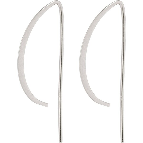 Pilgrim Náušnice Peony strieborná 19766786