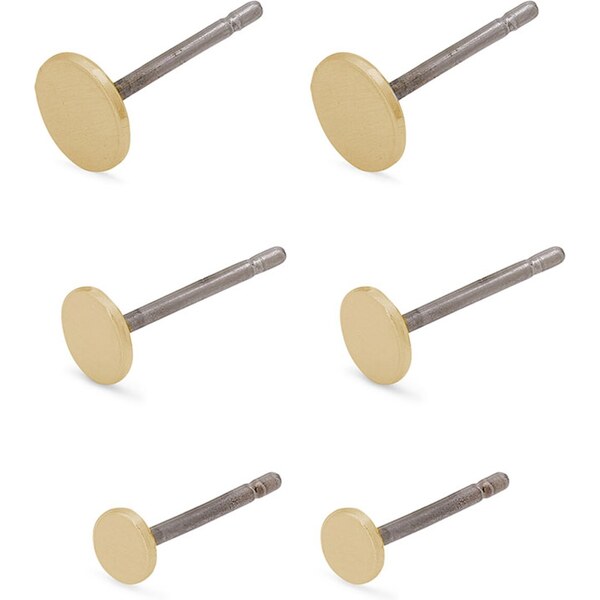 Pilgrim Náušnice Norma zlatá 54223783