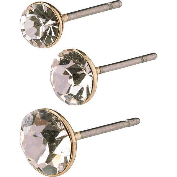 Pilgrim Náušnice Millie zlatá 66078216