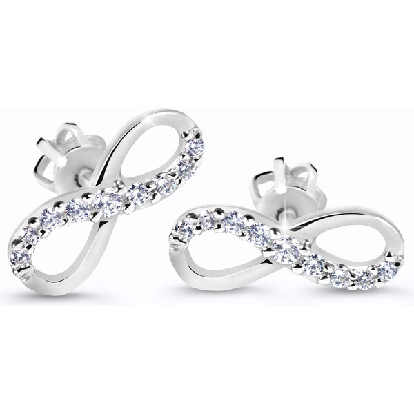 Cutie Jewellery Úžasné náušnice v tvare nekonečna Z60149-30-10-X-2 66594136