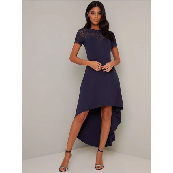 Chi Chi London Chi Chi Jazper Modré spoločenské šaty 18732603