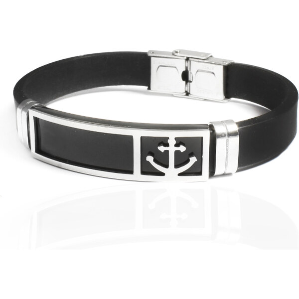 BM Jewellery Pánský náramek kotva z chirurgické oceli S1064100 47141613