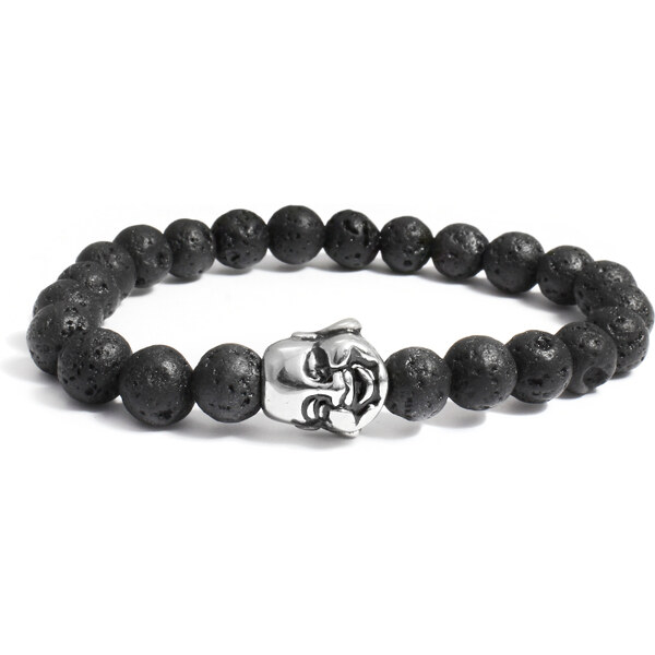 BM Jewellery Lávový náramok sa Budha S1070060 19421419