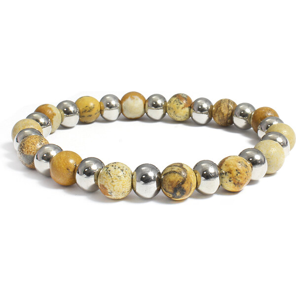 BM Jewellery Skamenené drevo náramok matný S1072040 19421420