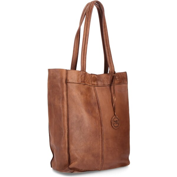 Kožená kabelka cez rameno Noelia Bolger koňaková NB 2058 KO 47092297