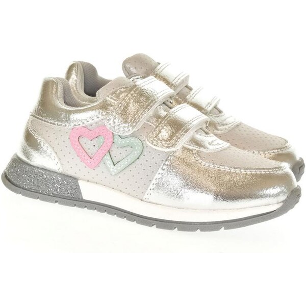 Detské strieborné tenisky GELTEO BROOKLYN 18811114