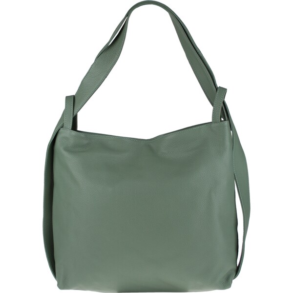 Zelená kožená talianska kabelka Sofia Khaki NovaKabelka.sk 18832108