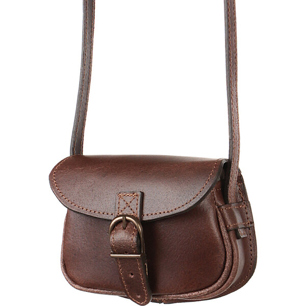 Glara Dámska mini crossbody kožená kabelka 28801921