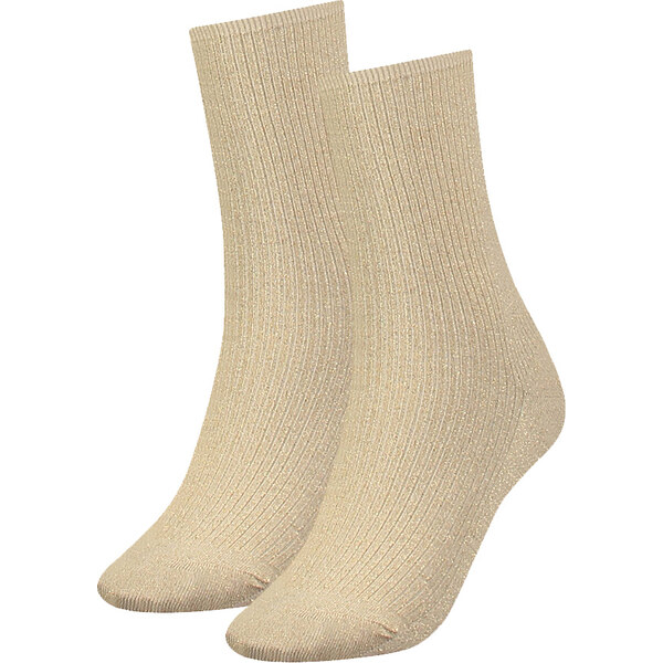 TOMMY HILFIGER - gold glitter ponožky 18862502