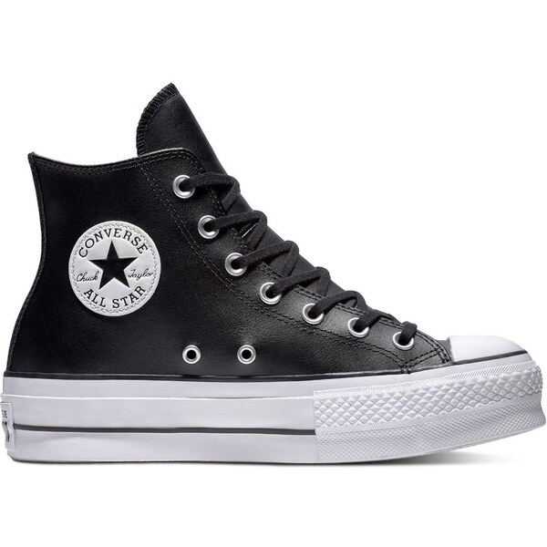 Converse Chuck Taylor All Star Platform Leather High-Top - Dámske - 66356026