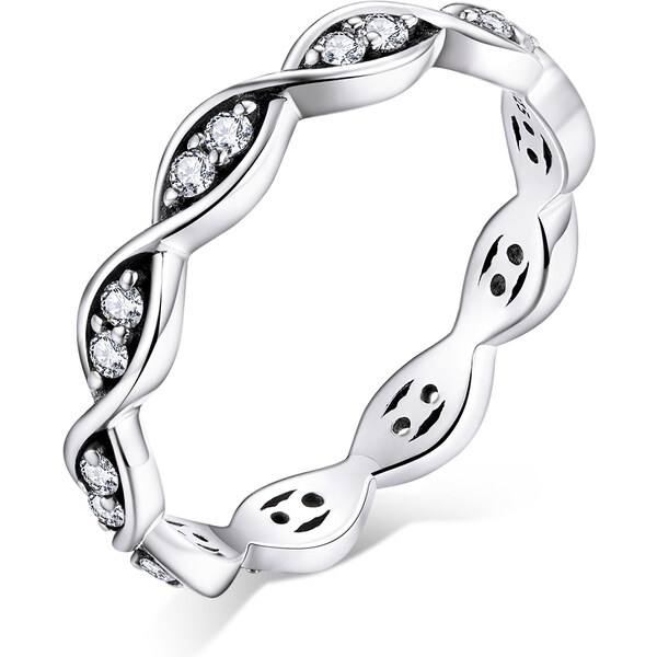 Emporial strieborný prsteň Elegantná línia 31870697