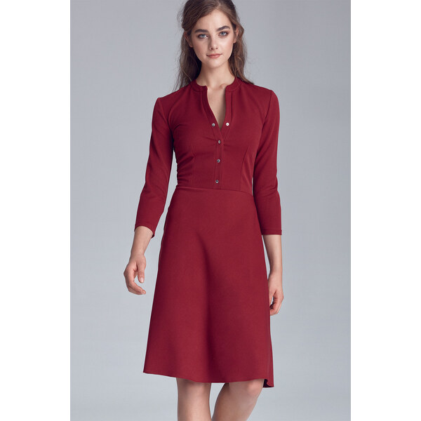 Glara Dámske šaty s patentkami 18875942