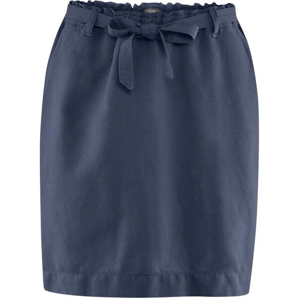 Glara Dámska lanová sukňa s biobavlnou 32846040