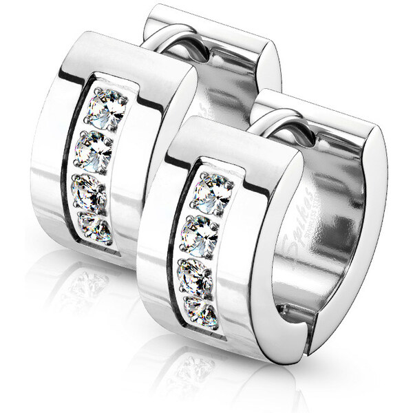 Dámske náušnice z chirurgickej ocele ZOEY 23166832