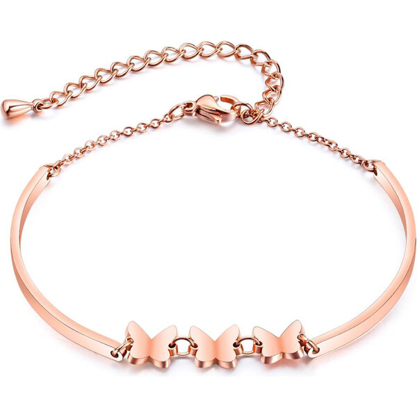 Dámsky náramok z chirurgickej ocele BUTTERFLY 23166777