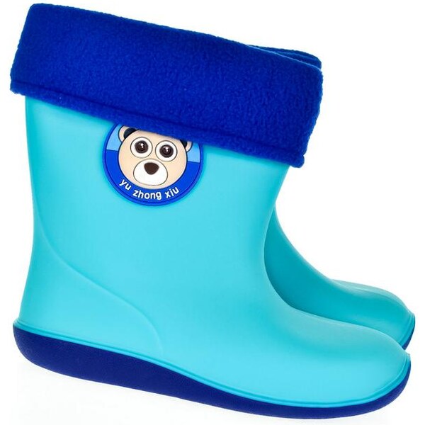LIN Detské modré gumáky BEAR 18945362