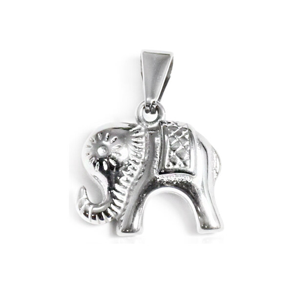 BM Jewellery Prívesok slon 1,6 cm z chirurgickej ocele S10992030 19421443