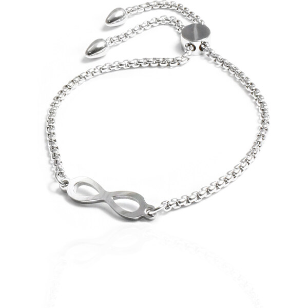BM Jewellery Dámský sťahovacie náramok nekonečno z chirurgickej ocele 19421427
