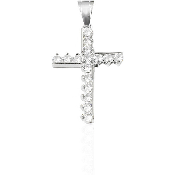 BM Jewellery Prívesok Krížik 3,4 cm z chirurgickej ocele S11013095 19421464
