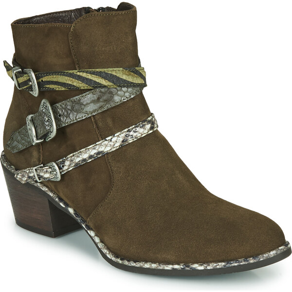 Regard Čižmičky NAPOLI V3 VELOURS MILITARE Regard 24303547