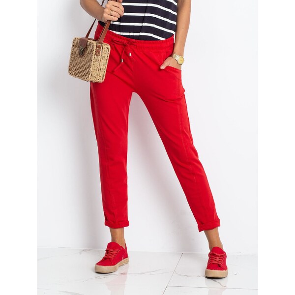 BASIC Feel Good Sweatpants-RV-DR-3589.08X-red 64682032