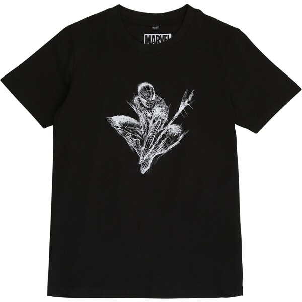 Mister Tee Tričko Spiderman svetlosivá / tmavosivá / čierna 54224031