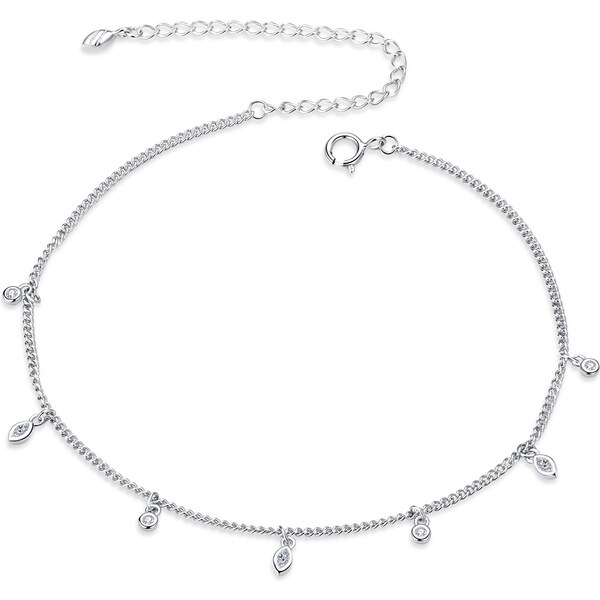 Emporial strieborný náramok Číra kvapka SCT018 25428898