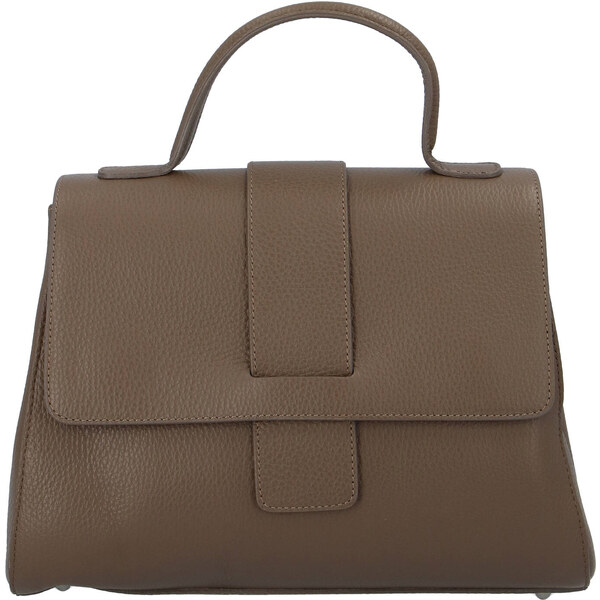 Dámska kožená kabelka taupe - ItalY Lauren taupe 30547678