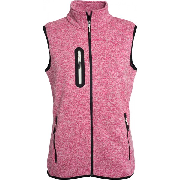 Daiber James & Nicholson Dámska vesta z pleteného fleecu so stojačikom 62676051