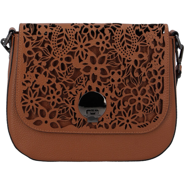 Dámska kožená crossbody kabelka svetlohnedá - ItalY Bettery hnedá 29151329