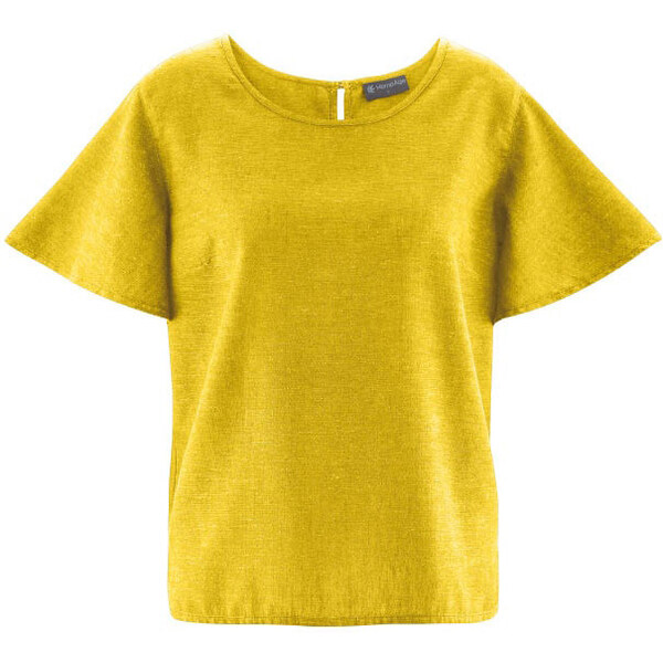 Glara Dámske tričko z konope s volnými rukávmi 36988329