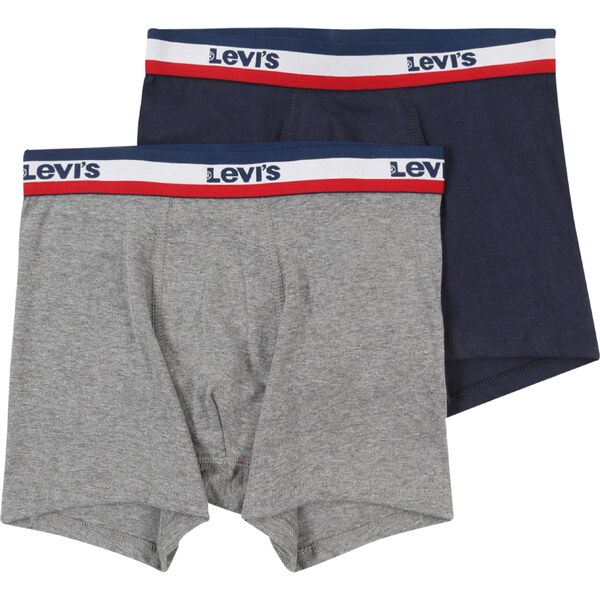 LEVIS Nohavičky modrá / sivá melírovaná / biela 62780370