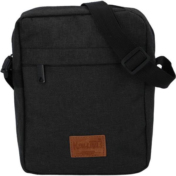 Unisex látková crossbody taška čierna - New Rebels Rebelas čierna 50072538