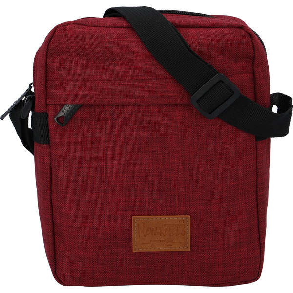 Unisex látková crossbody taška červená - New Rebels Rebelas červená 18838580