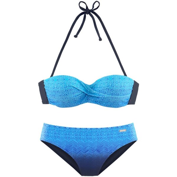 LASCANA Bikiny kráľovská modrá / svetlomodrá 54223357